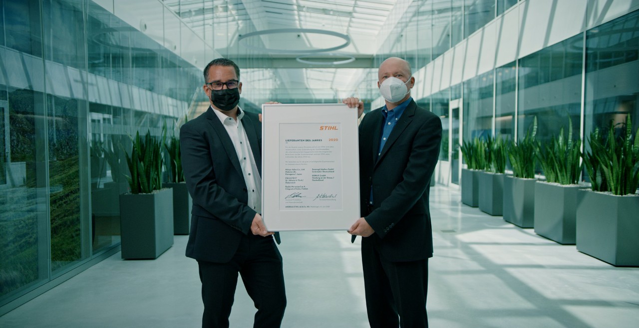 STIHL utser sina leverantörer till årets 2020