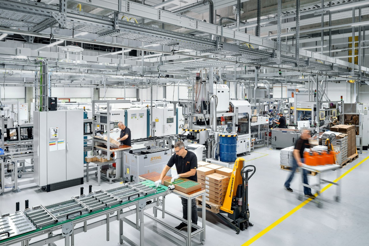 32 000 000 komponenter lämnar STIHLs magnesiumgjutningsanläggning i Weinsheim varje år.